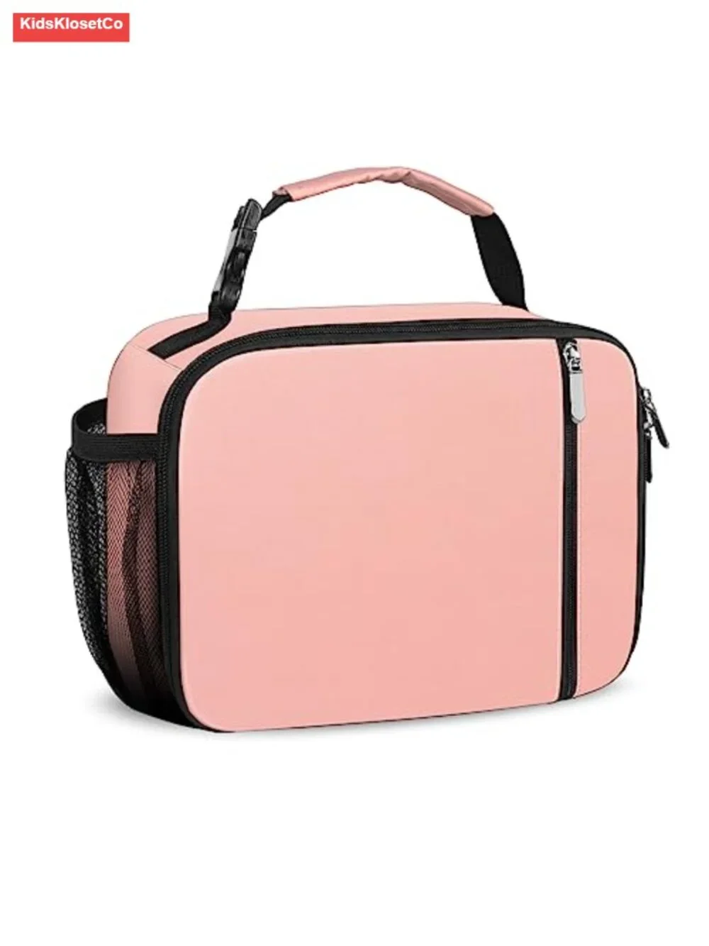 Insulated Lunch Bag for Kids with Water Bottle Holder - Reusable Thermal School